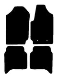 Ford Ranger 2011-2015 Black Luxury Velour Tailored Car Mats NV HITECH