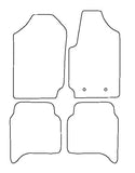 Ford Ranger 2011-2015 Tailored VS Rubber Car Mats