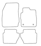 Ford Fiesta MK7 Facelift incl ST 2011-2017 Tailored VS Rubber Car Mats