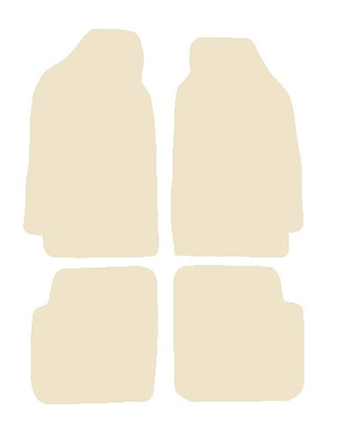 Fiat 131 1974-1984 Beige Luxury Velour Tailored Car Mats NV HITECH