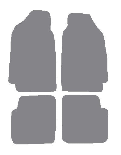 Fiat 131 1974-1984 Grey Premium Carpet Tailored Car Mats NV HITECH