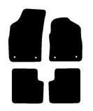 Fiat 500 2014 onwards Black Luxury Velour Tailored Car Mats NV HITECH