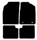 Ford Ka 2nd gen Facelift 2013-2016 Black Luxury Velour Tailored Car Mats NV HITECH