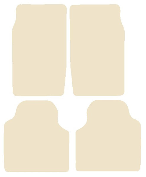 Ford Cortina Mk5 1979-1982 Beige Luxury Velour Tailored Car Mats NV HITECH