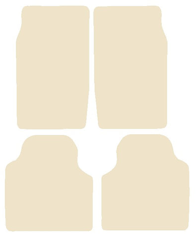 Ford Cortina Mk5 1979-1982 Beige Luxury Velour Tailored Car Mats NV HITECH