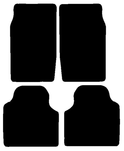 Ford Cortina Mk5 1979-1982 Black Tailored Carpet Car Mats NV HITECH