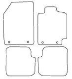 Fiat Stilo 2002-2007 Tailored VS Rubber Car Mats