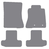 Ford Mustang (6th generation) 2015-2023 Grey Premium Carpet Tailored Car Mats NV HITECH