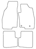 Fiat Punto 2012-2018 Tailored VS Rubber Car Mats