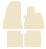 Fiat 500L 2013 onwards Beige Luxury Velour Tailored Car Mats NV HITECH