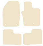 Fiat 500X 2014 onwards Beige Luxury Velour Tailored Car Mats NV HITECH