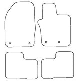 Fiat 500X 2014 onwards Tailored VS Rubber Car Mats