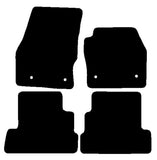 Ford Kuga 2015-2019 Black Luxury Velour Tailored Car Mats NV HITECH