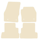 Ford Kuga 2015-2019 Beige Luxury Velour Tailored Car Mats NV HITECH