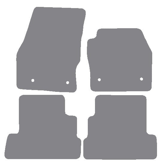 Ford Kuga 2015-2019 Grey Premium Carpet Tailored Car Mats NV HITECH