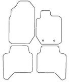 Ford Ranger Wildtrak 2015-2022 Tailored VS Rubber Car Mats