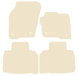 Ford Edge 2016 onwards Beige Luxury Velour Tailored Car Mats NV HITECH