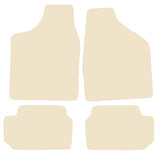 Fiat Panda 1988-1995 Beige Luxury Velour Tailored Car Mats NV HITECH