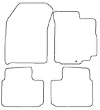 Fiat Sedici 2006-2011 Tailored VS Rubber Car Mats