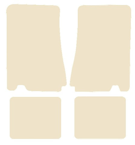Ford Capri Mk3 280 1978-1986 Beige Luxury Velour Tailored Car Mats NV HITECH