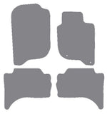 Fiat Fullback (With Rear Heater) 2016 onwards Grey Premium Carpet Tailored Car Mats NV HITECH