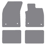 Ford Focus Mk4 Manual 2018 onwards Grey Premium Carpet Tailored Car Mats NV HITECH