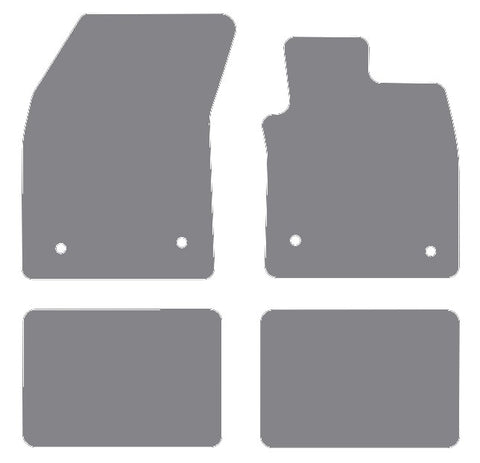Ford Focus Mk4 Manual 2018 onwards Grey Premium Carpet Tailored Car Mats NV HITECH