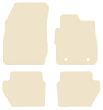 Ford Ecosport 2014-2017 Beige Luxury Velour Tailored Car Mats NV HITECH