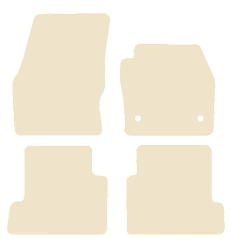 Ford Kuga 2012-2015 Beige Luxury Velour Tailored Car Mats NV HITECH