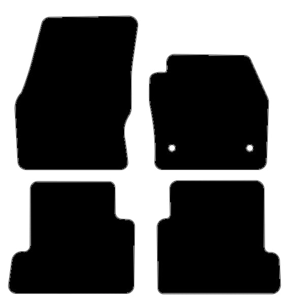 Ford Kuga 2012-2015 Black Premium Carpet Tailored Car Mats NV HITECH