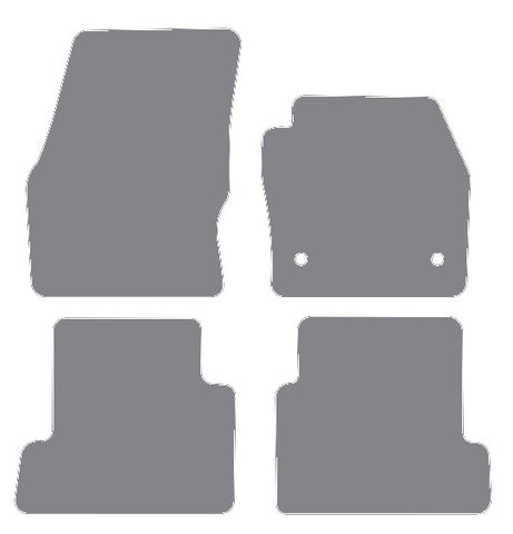 Ford Kuga 2012-2015 Grey Premium Carpet Tailored Car Mats NV HITECH