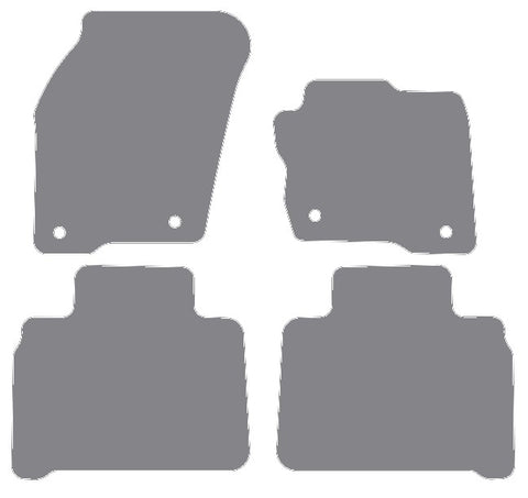 Ford S-Max 2015 onwards Grey Premium Carpet Tailored Car Mats NV HITECH