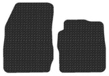 Ford Transit Courier 2014 onwards Chequered Rubber Tailored Van Mats HITECH