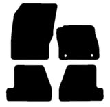 Ford Focus Mk3 (Driver Fixing Only) 2011-2015 Black Premium Carpet Tailored Car Mats NV HITECH