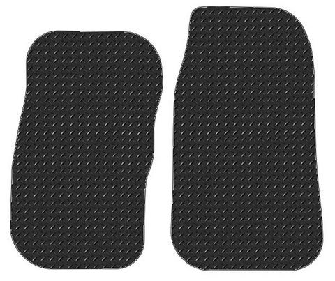 Ford Transit Floor Gear Stick 2000-2006 Chequered Rubber Tailored Van Mats HITECH