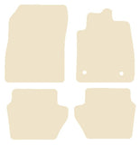 Ford Puma 2019 onwards Beige Luxury Velour Tailored Car Mats NV HITECH
