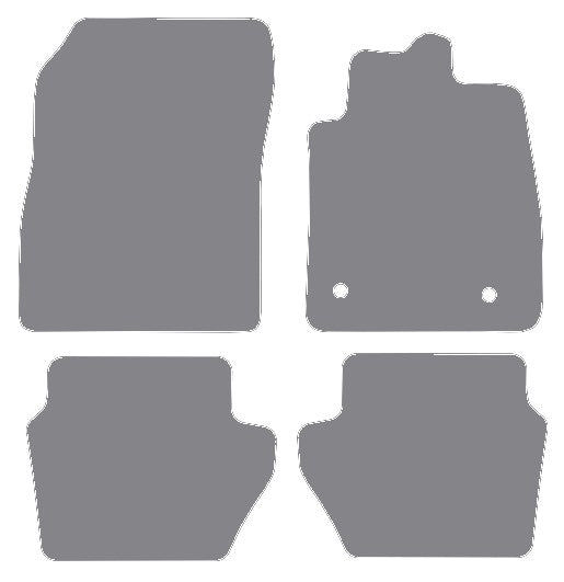 Ford Puma 2019 onwards Grey Premium Carpet Tailored Car Mats NV HITECH
