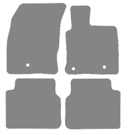 Ford Kuga 2019 onwards Grey Premium Carpet Tailored Car Mats NV HITECH