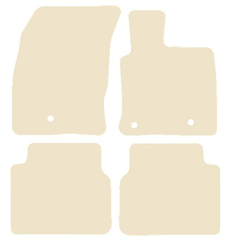 Ford Kuga 2019 onwards Beige Luxury Velour Tailored Car Mats NV HITECH