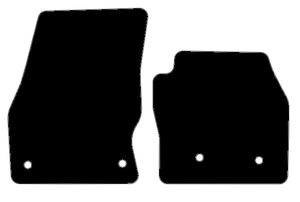 Ford Transit Connect 2018 onwards Black Luxury Velour Tailored Carpet Car Van Mats HITECH