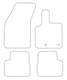 Fiat New 500E (Ev) 2020 onwards Tailored VS Rubber Car Mats