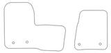 Ford Tourneo Custom Fronts 2018-2023 Tailored VS TPE Rubber Van Mats
