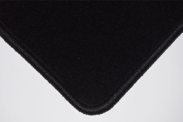 Ford Mustang (6th generation) 2015 onwards Black Luxury Velour Tailored Car Mats HITECH