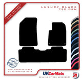 Citroen C5 2000-2007 Black Luxury Velour Tailored Car Mats HITECH