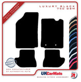 Citroen C3 Pluriel 2003-2010 Black Luxury Velour Tailored Car Mats HITECH