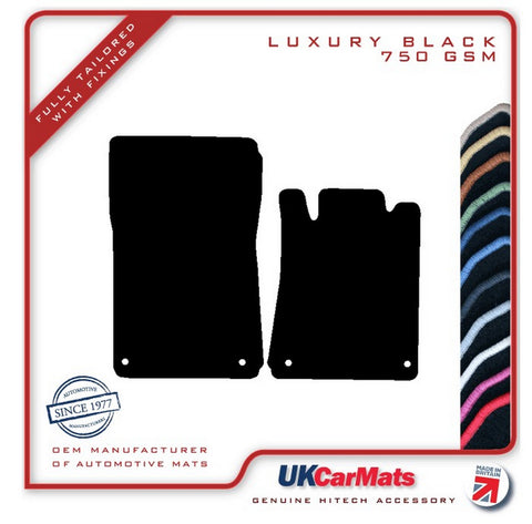 Chrysler Crossfire Roadster 2004-2008 Black Luxury Velour Tailored Car Mats HITECH