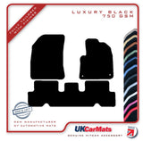 Citroen C4 Picasso 2013-2018 Black Luxury Velour Tailored Car Mats HITECH