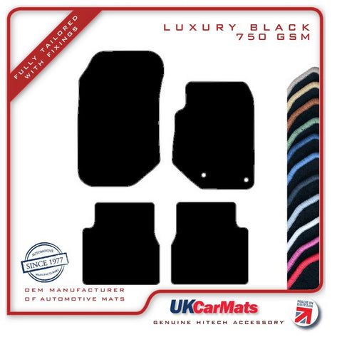 Citroen C4 2020 onwards Black Luxury Velour Tailored Car Mats HITECH