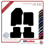 Dodge Caliber 2006-2009 Black Luxury Velour Tailored Car Mats HITECH