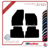 Ford Kuga 2008-2012 Black Luxury Velour Tailored Car Mats HITECH